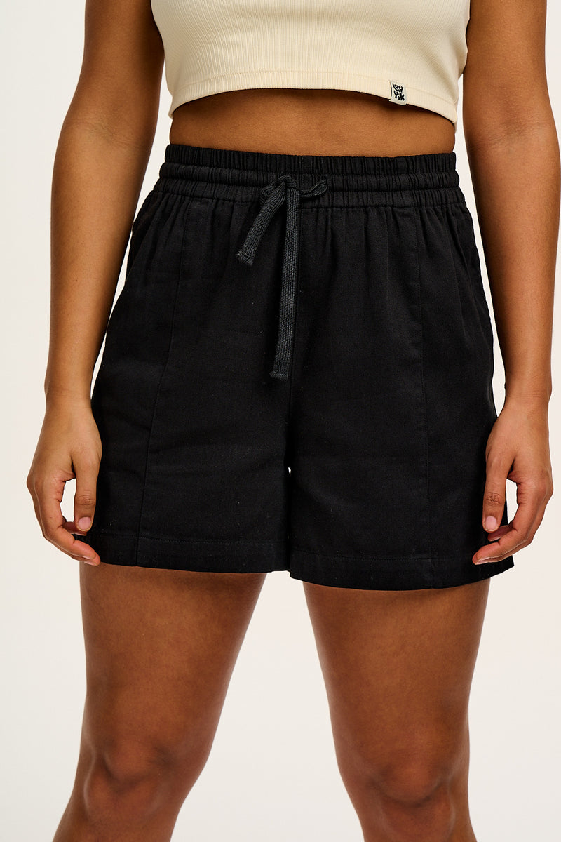 Adele Shorts: ORGANIC COTTON - Black