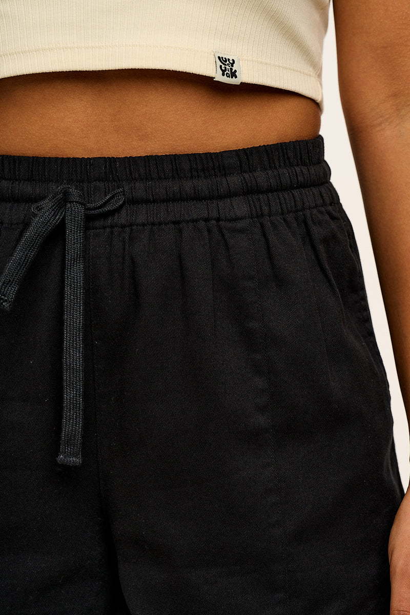 Charlie Shorts: ORGANIC COTTON - Black